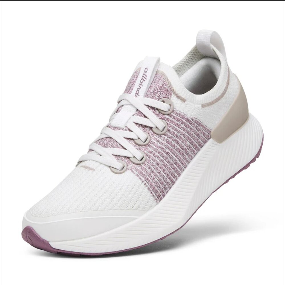 NWOT Allbirds Tree Gliders Lilac Purple White Sustainable Athetic Shoes sz 10.5
